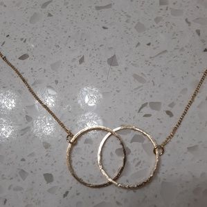 dainty gold ring necklace - NWT from francesca's